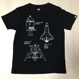 ユニクロ(UNIQLO)の【UNIQLO】ディスカバリーチャンネル／Tシャツ／150㎝／黒／男児女児兼用(Tシャツ/カットソー)