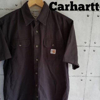 カーハート(carhartt)の【90s 古着】カーハート FRライン ネイビー コットン BDシャツ L(シャツ)