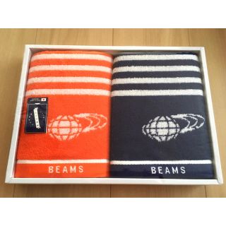 ビームス(BEAMS)の【nina様専用】BEAMS フェイスタオル２枚セット 新品未使用♢♦︎♢(タオル/バス用品)