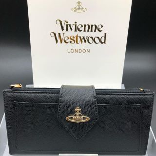 ヴィヴィアンウエストウッド(Vivienne Westwood)の【新品・正規品】ヴィヴィアンウエストウッド 長財布 906 黒(財布)