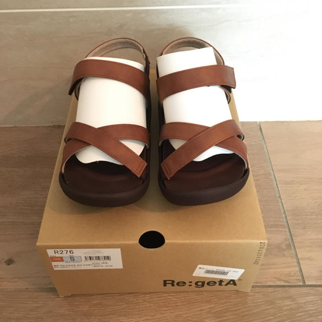 Re:getA(リゲッタ)の専用❣️ Re:getA💛クロスストラップサンダル   レディースの靴/シューズ(サンダル)の商品写真