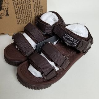 【新品】SHAKA☆シャカ☆DARK BROWN☆SIZE8☆ ネオバンジー(サンダル)