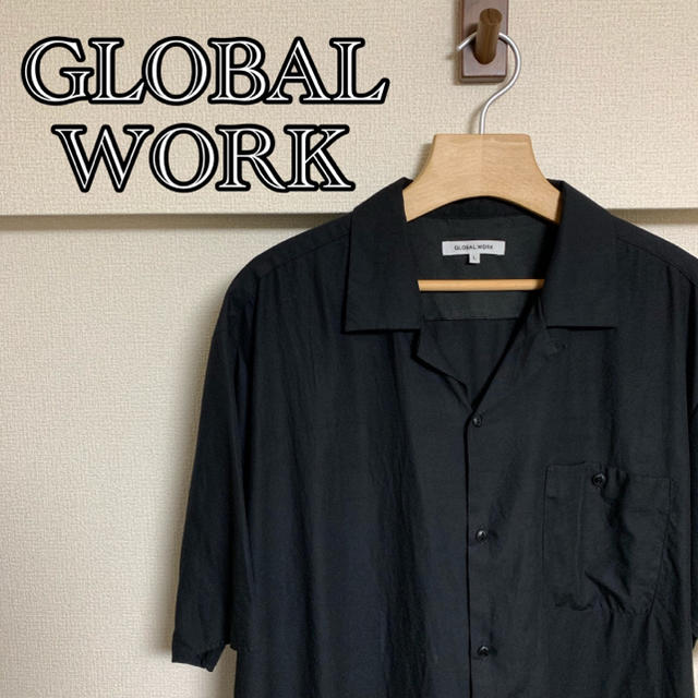 GLOBAL WORK(グローバルワーク)のGLOBAL WORK オープンカラーシャツ L メンズのトップス(シャツ)の商品写真