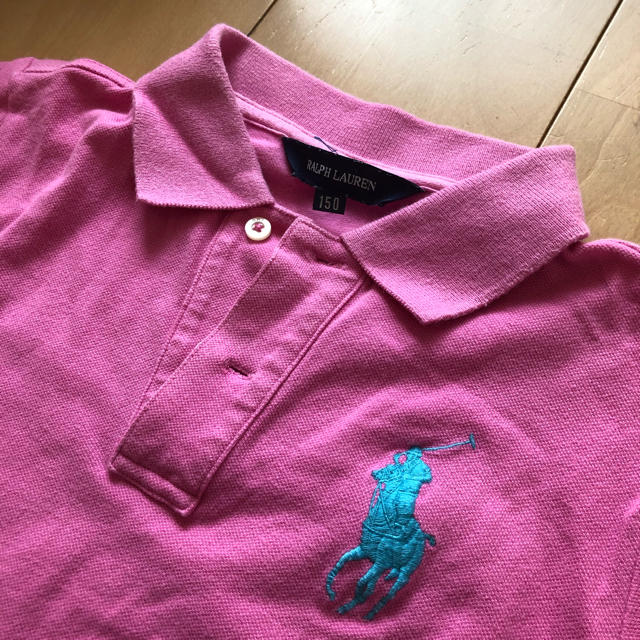 Ralph Lauren(ラルフローレン)の値下げ ラルフローレン  ポロワンピース ビックポニー  150センチ キッズ/ベビー/マタニティのキッズ服女の子用(90cm~)(ワンピース)の商品写真