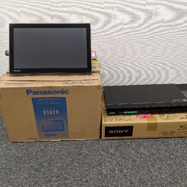 SONY Blu-ray BDZ-EW520/VIERA UN-15T5-K スマホ/家電/カメラのテレビ/映像機器(ブルーレイレコーダー)の商品写真