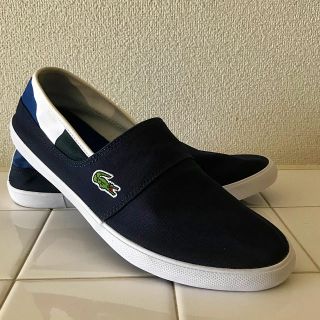 ラコステ(LACOSTE)のラコステ シューズ スリッポン スニーカー キャンバス 26cm(スリッポン/モカシン)