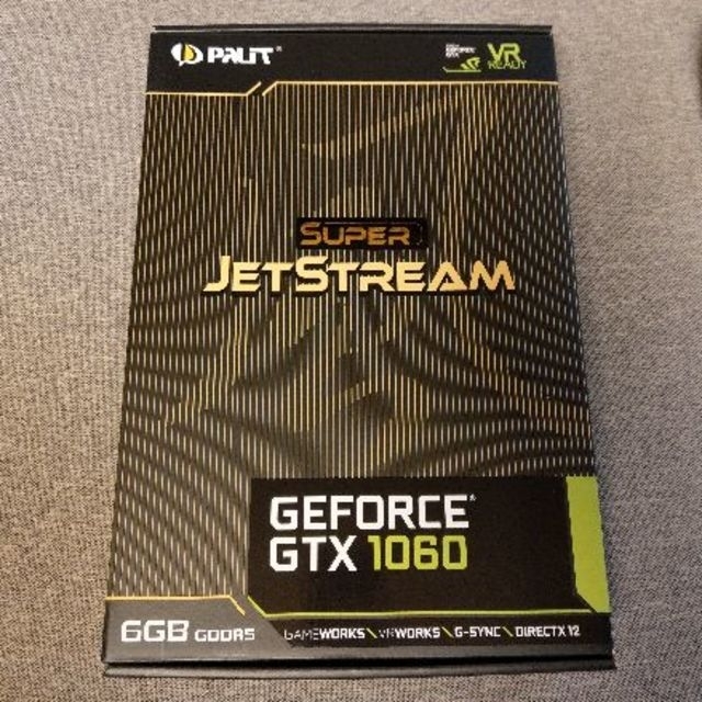 8000MHzCUDAコアGeForce® GTX 1060 Super JetStream 6GB