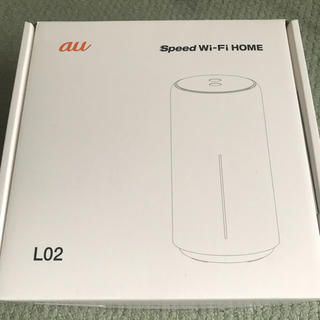 エーユー(au)のSpeed Wi-Fi HOME L02(PC周辺機器)
