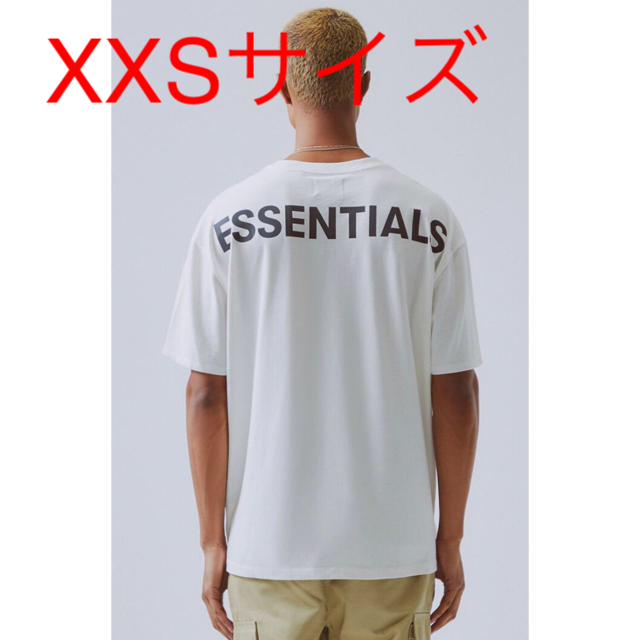 FEAR OF GOD(フィアオブゴッド)のEssentials Boxy T-Shirt XXSサイズ 白 メンズのトップス(Tシャツ/カットソー(半袖/袖なし))の商品写真