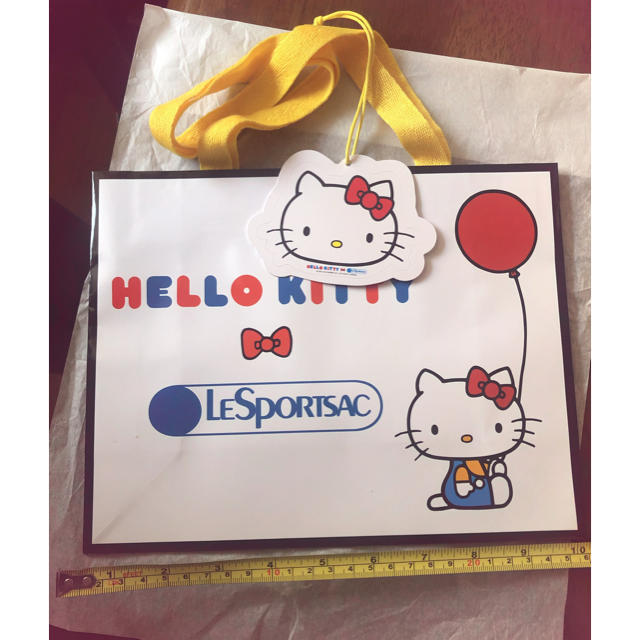 LeSportsac(レスポートサック)の【新品】レスポートサック キティ ショップ袋 エンタメ/ホビーのおもちゃ/ぬいぐるみ(キャラクターグッズ)の商品写真