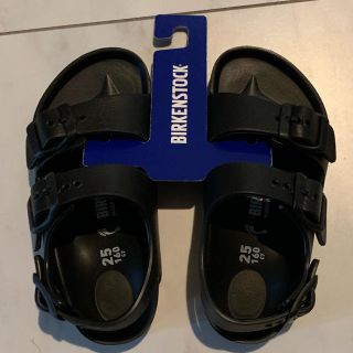 ビルケンシュトック(BIRKENSTOCK)の値下げ！ビルケンシュトック サンダル 25(16cm)ブラック(サンダル)