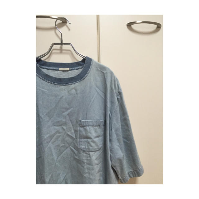 GU(ジーユー)のデニムオーバーシャツ  チェックシャツ  古着シャツ メンズのトップス(シャツ)の商品写真