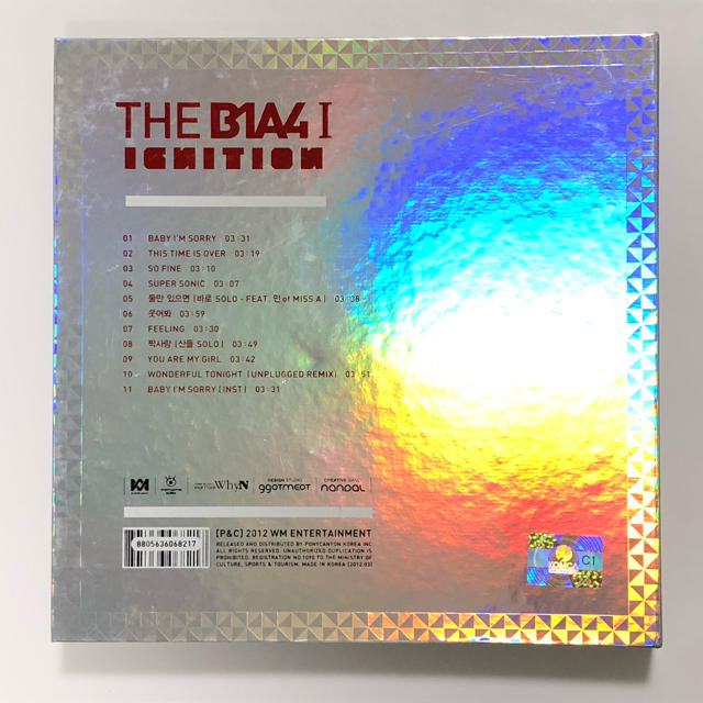 B1A4(ビーワンエーフォー)のB1A4 1stアルバム IGNITION エンタメ/ホビーのCD(K-POP/アジア)の商品写真