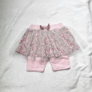 ユニクロ(UNIQLO)のスカパン スカート 花柄 チュール 90 baby gap マザウェイズ (スカート)