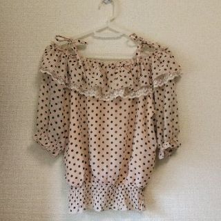 ハドソン(HUDSON)の★みっこ様専用★　HUDSON honey*オフショルシフォントップス*M(シャツ/ブラウス(半袖/袖なし))