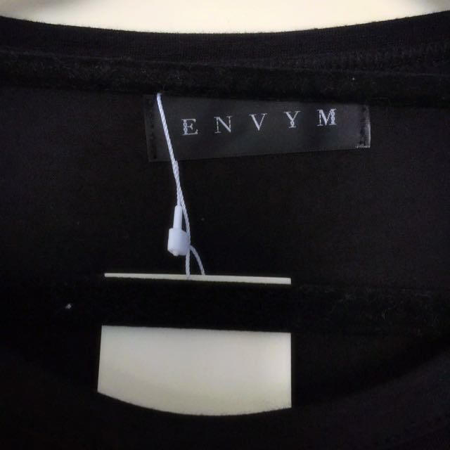 ENVYM(アンビー)の新品♡ENVYMチュール切替Tシャツ レディースのトップス(Tシャツ(半袖/袖なし))の商品写真