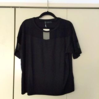 アンビー(ENVYM)の新品♡ENVYMチュール切替Tシャツ(Tシャツ(半袖/袖なし))