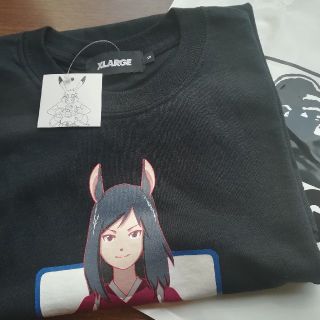 エクストララージ(XLARGE)のSサイズ 黒色※ XLARGE×SUMMER WARS Tシャツ  ナツキ(Tシャツ/カットソー(半袖/袖なし))