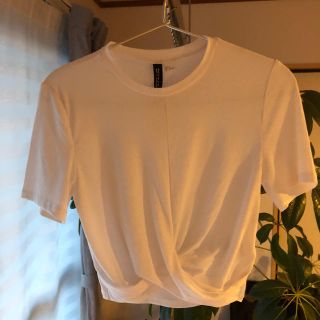 エイチアンドエム(H&M)の変形ショートTシャツ H＆M(Tシャツ(半袖/袖なし))