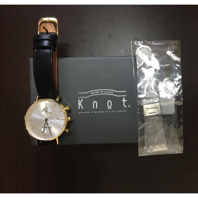 KNOT(ノット)のKnot ノット 腕時計 替えベルトセット メンズの時計(腕時計(アナログ))の商品写真