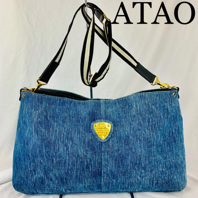 ATAO エルヴィ ☆ デニム ☆美品☆値引きしました☆アタオの保存袋あり☆