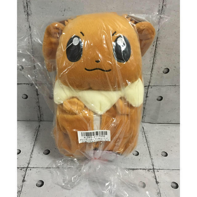 ポケモン(ポケモン)の新品 ポケットモンスター サン&ムーン イーブイ ぬいぐるみティッシュケース インテリア/住まい/日用品のインテリア小物(ティッシュボックス)の商品写真