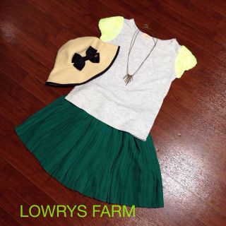 ローリーズファーム(LOWRYS FARM)の格安！さらに値下げ◆パフスリーブＴシャツ☆(Tシャツ(半袖/袖なし))