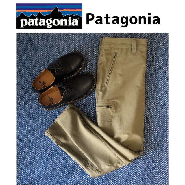 patagonia(パタゴニア)の希少 patagonia パタゴニア カーキ カーゴパンツ メンズのパンツ(ワークパンツ/カーゴパンツ)の商品写真