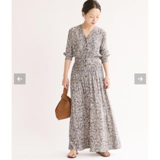 プラージュ(Plage)のSALE❗️rustic flower ギャザーワンピース 新品 (ロングワンピース/マキシワンピース)