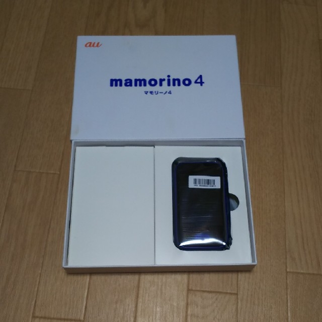 マモリーノ4 スポーティーブルー 携帯電話本体