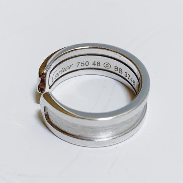 Cartier カルティエ リング 指輪 2C K18 750 WG 未使用 1