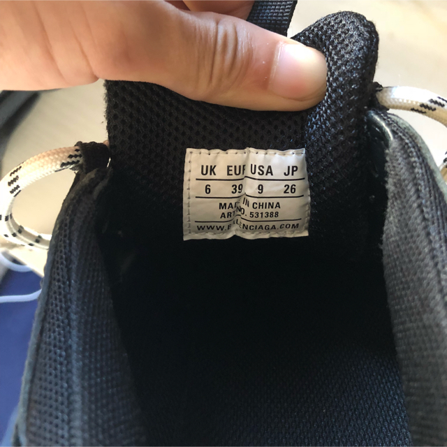 Balenciaga(バレンシアガ)のBALENCIAGA triple s noir メンズの靴/シューズ(スニーカー)の商品写真