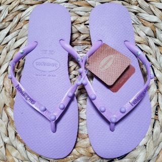 ハワイアナス(havaianas)の未使用 ハワイアナス HAVAIANAS スタッズ ビーチサンダル ビーサン(ビーチサンダル)