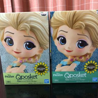 ディズニー(Disney)のQposket フィギュア エルサ アナ雪 Disney(アニメ/ゲーム)