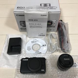 キヤノン(Canon)のキヤノン EOS M10 ブラック ズームレンズ(EF-M15-45mm)付き(ミラーレス一眼)