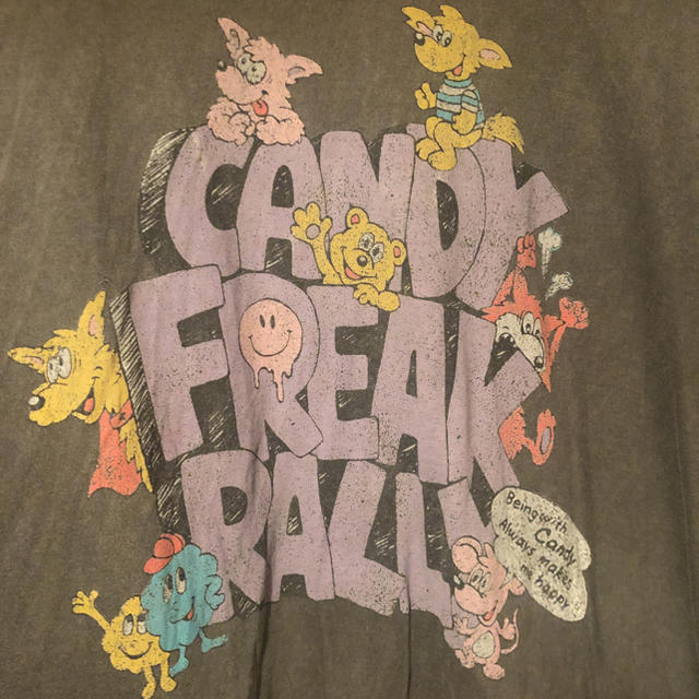 Candy Stripper(キャンディーストリッパー)のcandystripperビックＴシャツ レディースのトップス(Tシャツ(半袖/袖なし))の商品写真