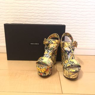 ドルチェアンドガッバーナ(DOLCE&GABBANA)のドルガバ サンダル ウェッジソール(サンダル)