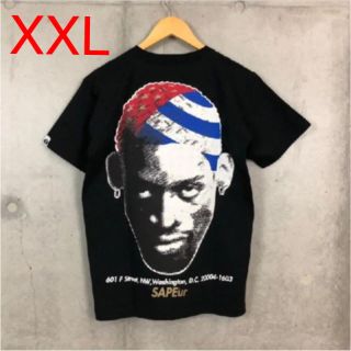 シュプリーム(Supreme)のSAPEur WASHINGTON tee BLACK XXL(Tシャツ/カットソー(半袖/袖なし))