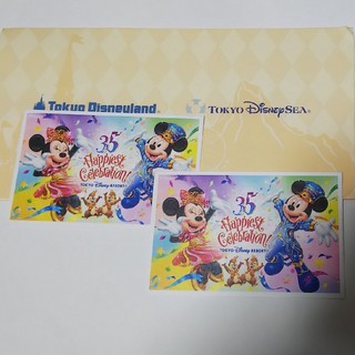 ディズニー(Disney)のディズニーパスポート 大人・小人各１枚の２枚セット(遊園地/テーマパーク)