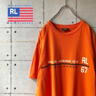 ラルフローレン(Ralph Lauren)の【激レア】 ポロジーンズ ラルフローレン デカロゴ ビッグサイズ Tシャツ(Tシャツ/カットソー(半袖/袖なし))