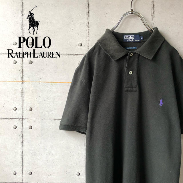 POLO RALPH LAUREN(ポロラルフローレン)の【激レア】 ポロ ラルフローレン ワンポイントロゴ ビッグサイズ ポロシャツ メンズのトップス(ポロシャツ)の商品写真