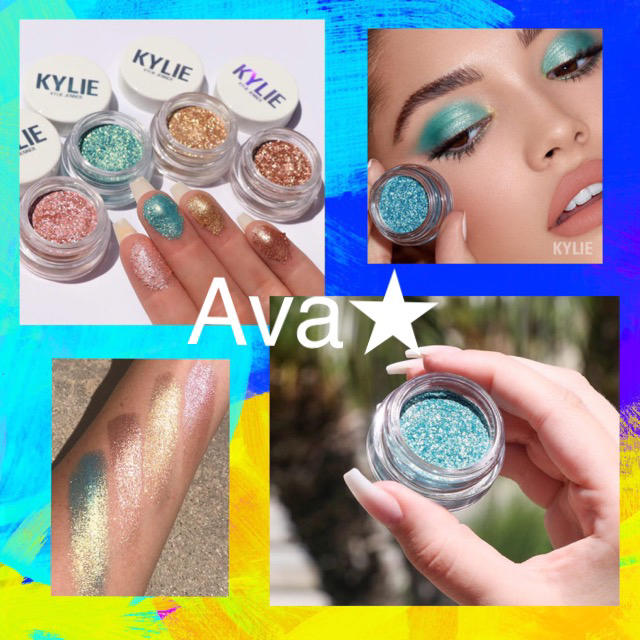 Kylie Cosmetics(カイリーコスメティックス)の2019年夏限定4色アイシャドウShimmer Eye Glaze Bundle コスメ/美容のベースメイク/化粧品(アイシャドウ)の商品写真