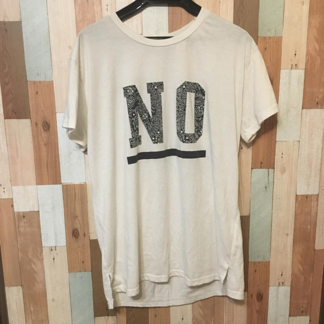 ANAP(アナップ)のANAP ペイズリー柄 YES NO Tシャツ レディースのトップス(Tシャツ(半袖/袖なし))の商品写真