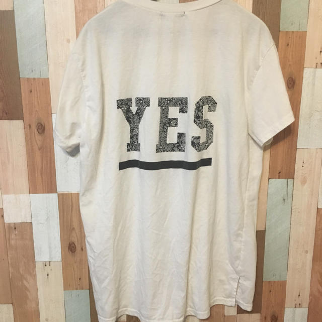 ANAP(アナップ)のANAP ペイズリー柄 YES NO Tシャツ レディースのトップス(Tシャツ(半袖/袖なし))の商品写真