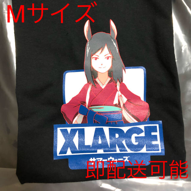 XLARGE × サマーウォーズ コラボＴシャツ ナツキ 黒 Mサイズ