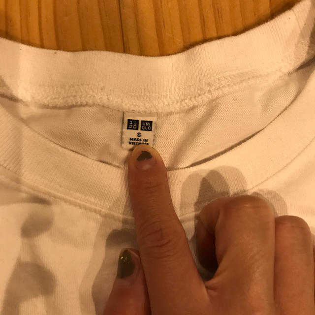 UNIQLO(ユニクロ)のUNIQLO ユニクロ クロップドTシャツ 白 S レディースのトップス(Tシャツ(半袖/袖なし))の商品写真