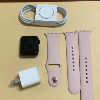 アップルウォッチ(Apple Watch)のアップルウォッチ シリーズ3 ステンレス セルラー(腕時計)