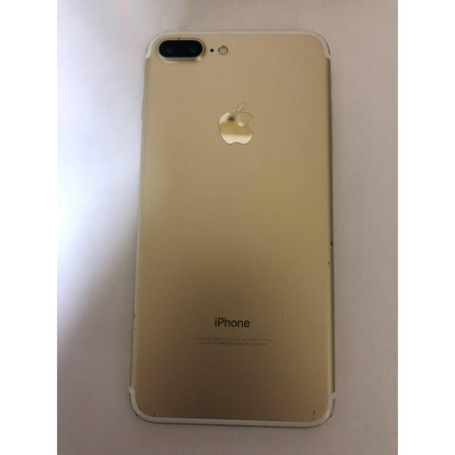 スマートフォン本体iPhone 7 plus gold 32GB simフリー