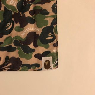 アベイシングエイプ(A BATHING APE)のBAPE × モンブラン コラボ バンダナ  ノベルティ(バンダナ/スカーフ)