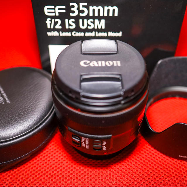 Canon(キヤノン)の新品同等 5年保証付 Canon EF35 f2 IS USM スマホ/家電/カメラのカメラ(レンズ(単焦点))の商品写真